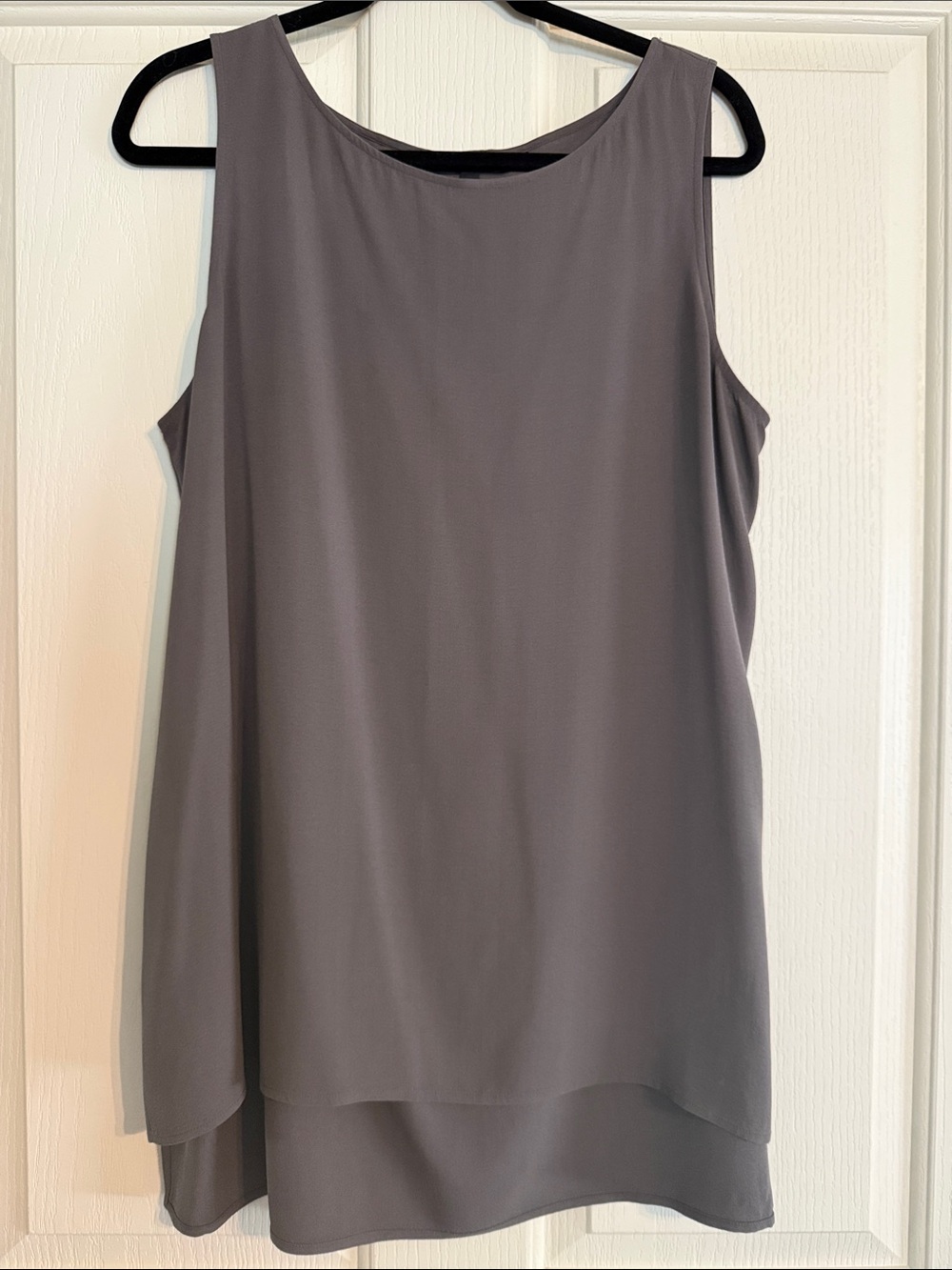 Eileen Fisher Sleeveless Tunic - Taupe